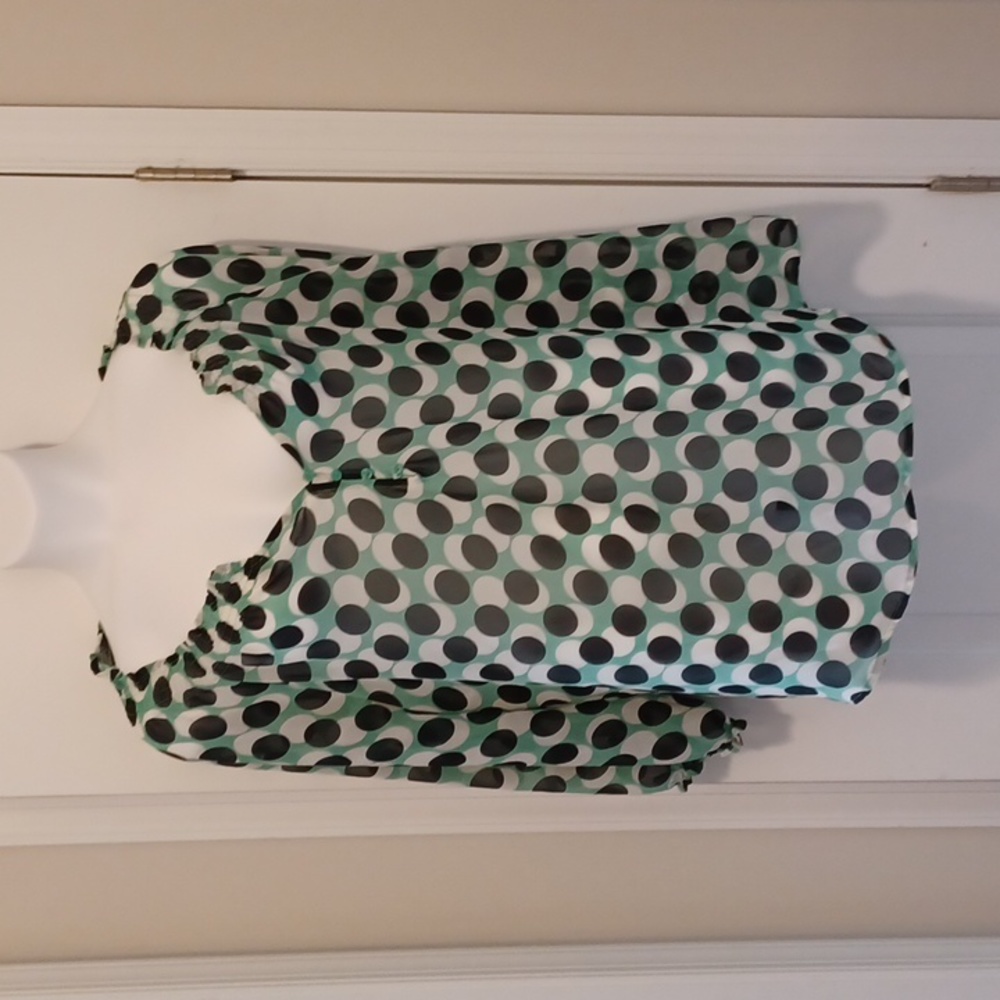 Sheer Polka-dot blouse